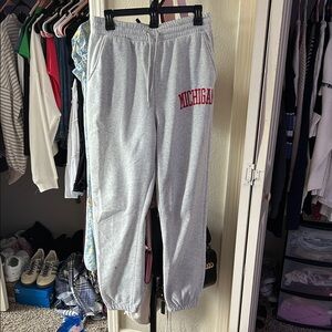 Rue21 Gray Michigan Track Pants